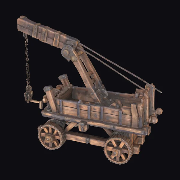 Medieval Siege Catapult
