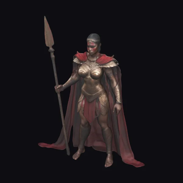 Amazon Warrior Bronze Armor