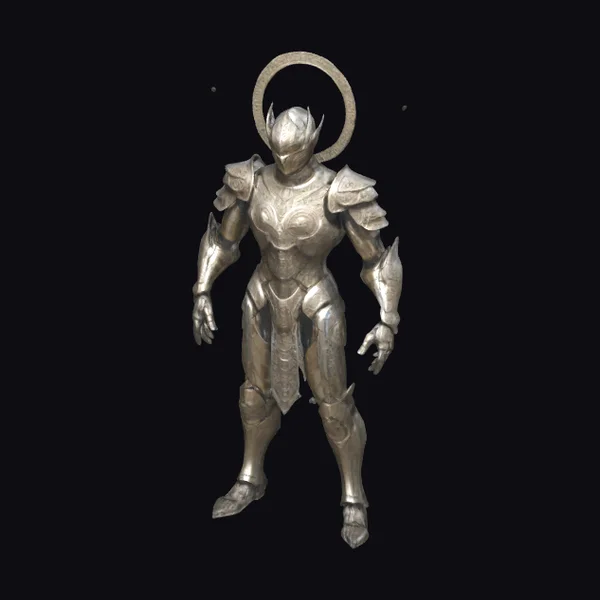 Armored Humanoid Figure