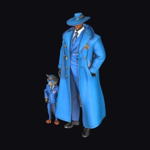 Anthropomorphic Detective Duo