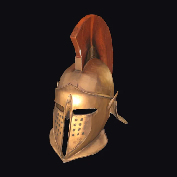 Ancient Warrior's Gold Helm