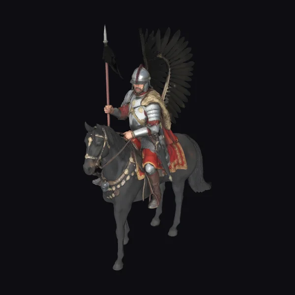 Winged Hussar on Horse
