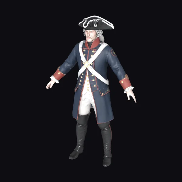 Colonial Military Officer Uniform