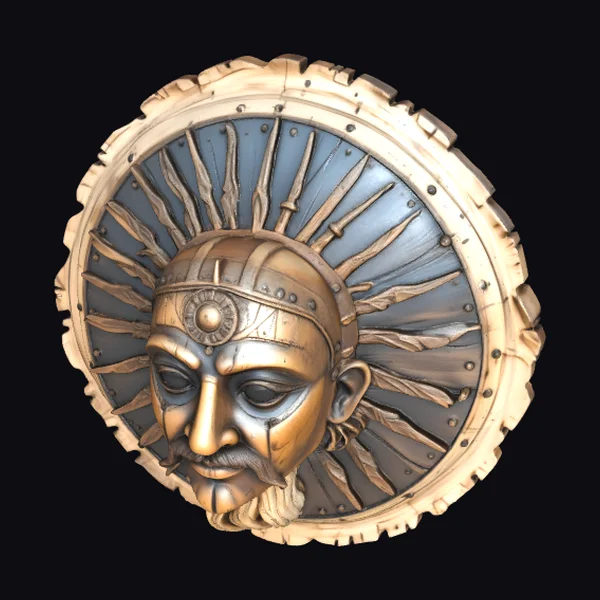 Ancient Warrior Sun Shield