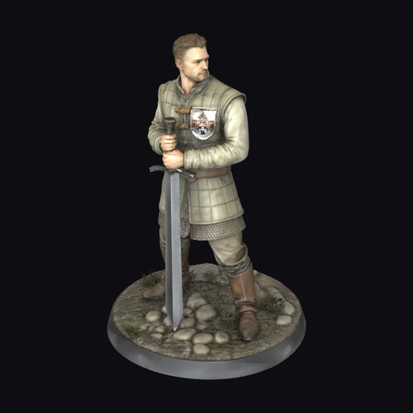 Medieval Knight Standing