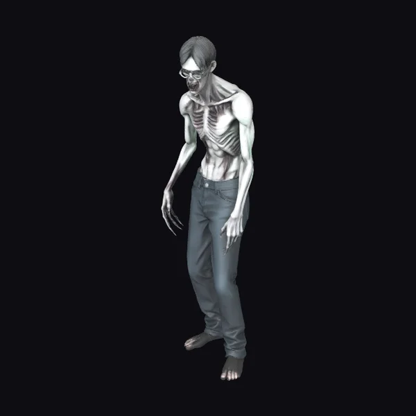 Zombie with Exposed Ribcage