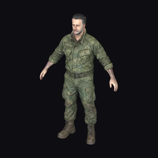 Military Man Camouflage