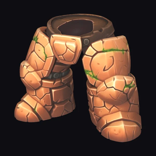 Ancient Stone Armor Legs