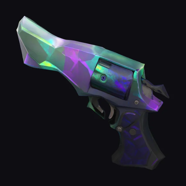 Iridescent Crystal Pistol