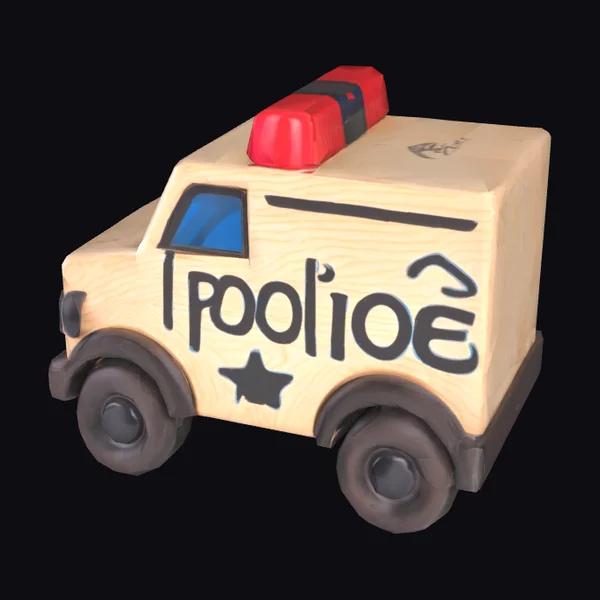 Toy Police Van