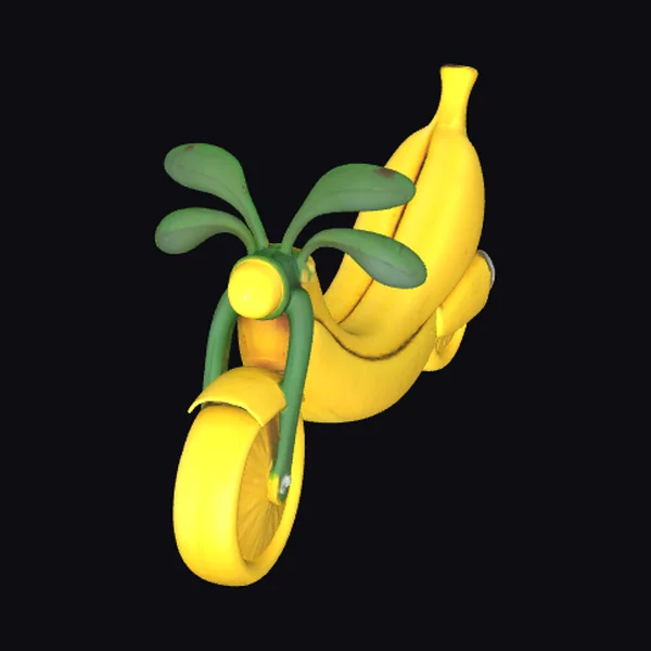 Banana Motorcycle Sculpture