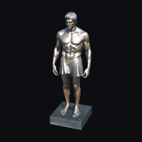 Bronze Male Torso Statue