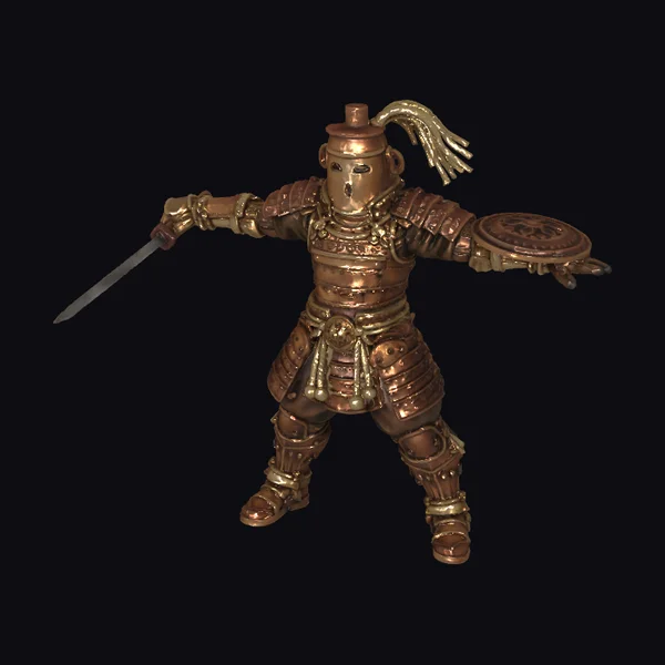 Ancient Warrior Figurine