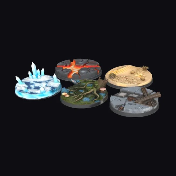 Five Varied Terrain Bases