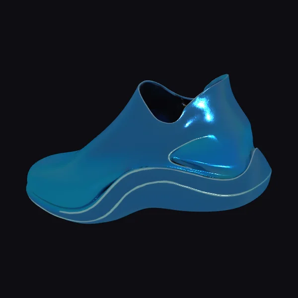 Blue Parametric Shoe