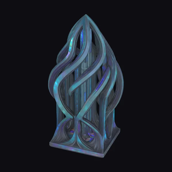 Iridescent Crystal Spire