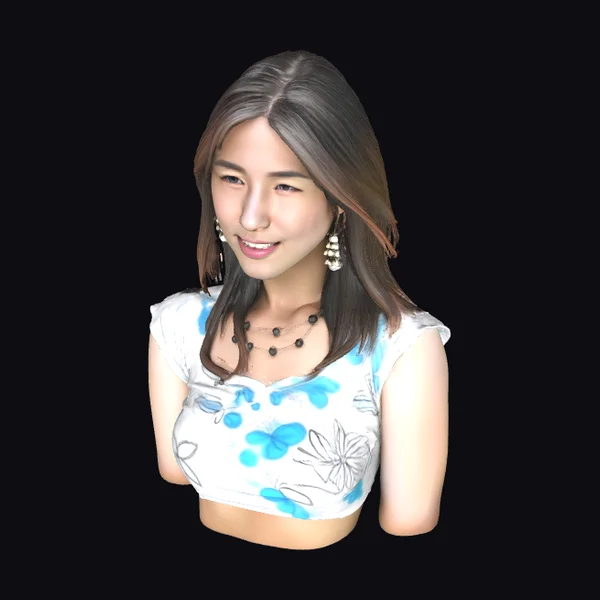 Asian Woman Summer Outfit