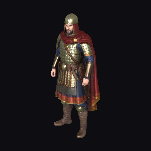 Armored Medieval Warrior