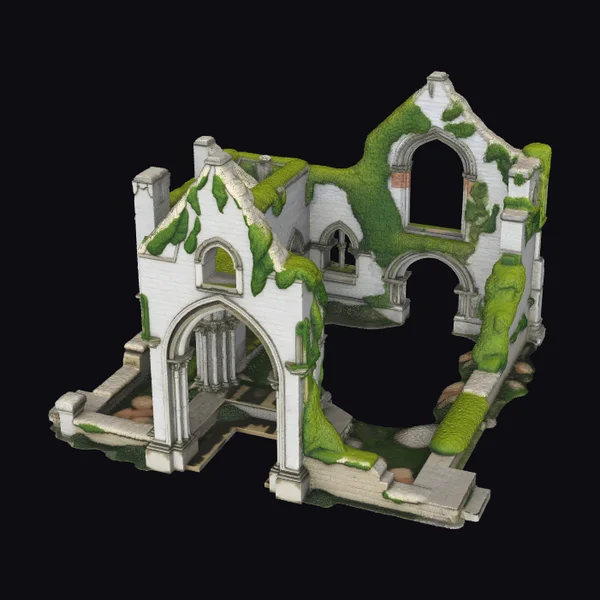 Ancient Stone Church Ruins