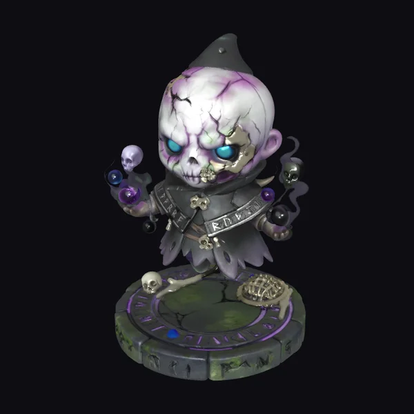 Zombie Mage Figurine