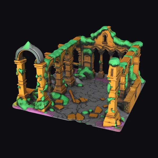 Ancient Gothic Ruins Section