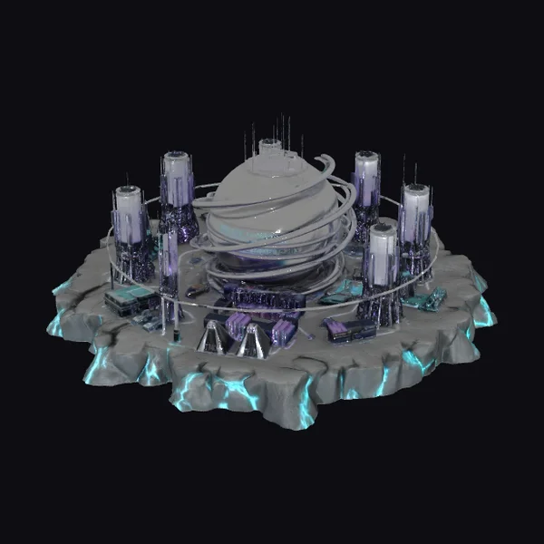 Futuristic Sci-Fi Base