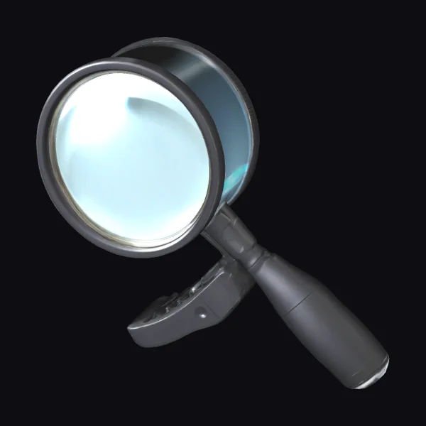 Black Magnifying Glass