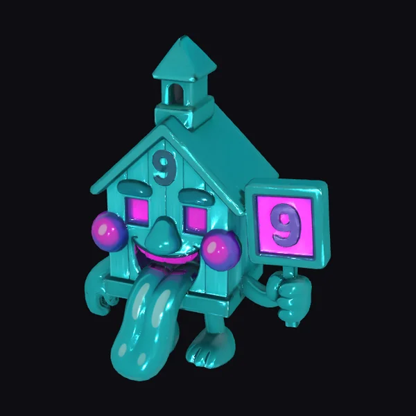 Teal House Number Nine