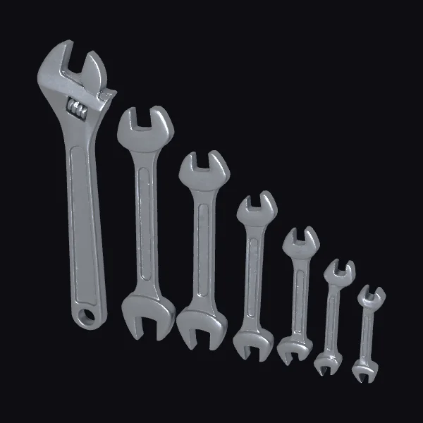 Adjustable Wrench Set