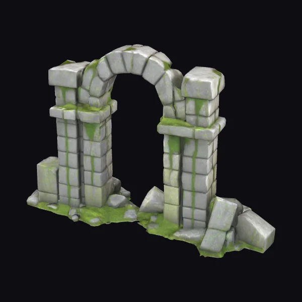 Ancient Stone Archway Ruins