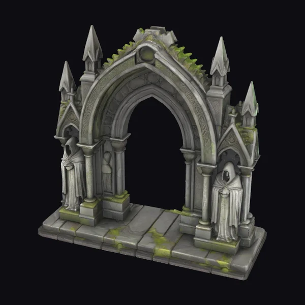 Gothic Stone Archway