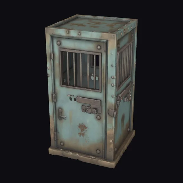 Rusty Prison Cell Door