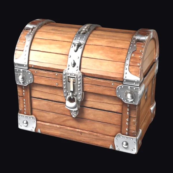 Wooden Treasure Chest