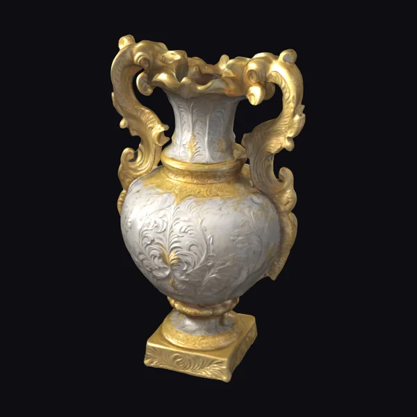 Ornate Baroque Style Vase