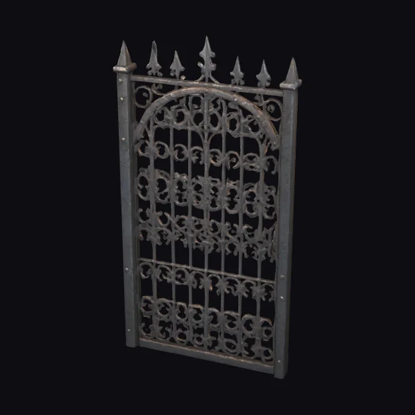 Iron Grill Door