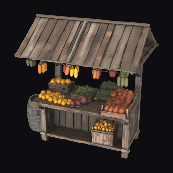 Rustic Market Fruit Stand