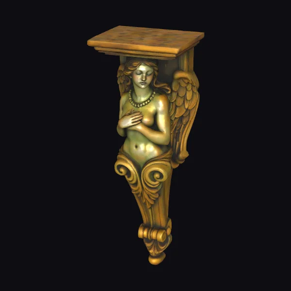 Golden Winged Console Bracket