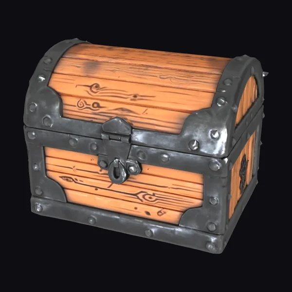 Wooden Treasure Chest