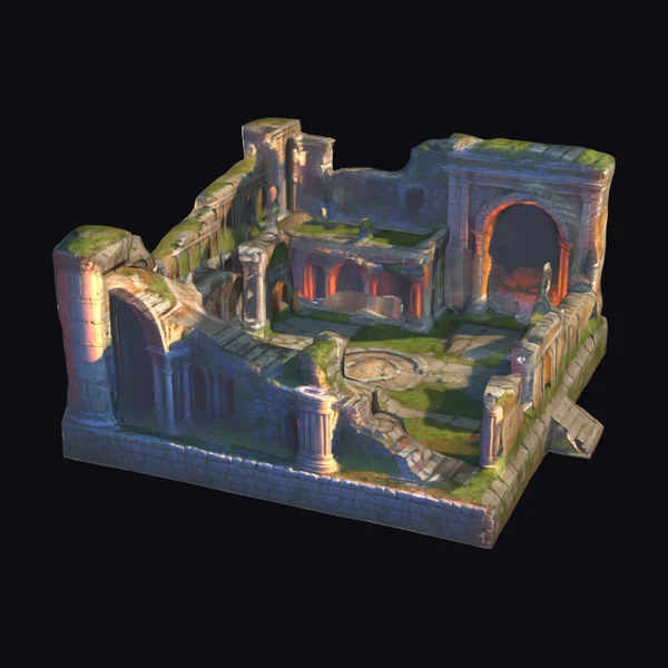 Ancient Roman Ruins Section