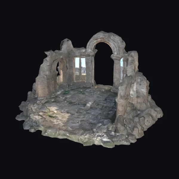 Ancient Stone Ruins Structure