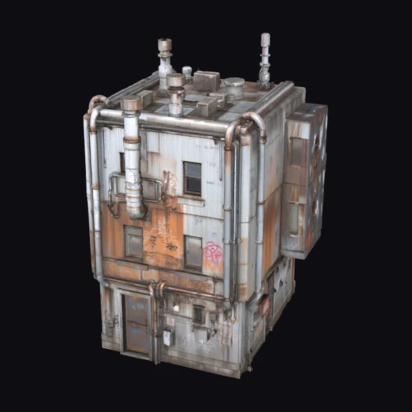 Rusty Industrial Building