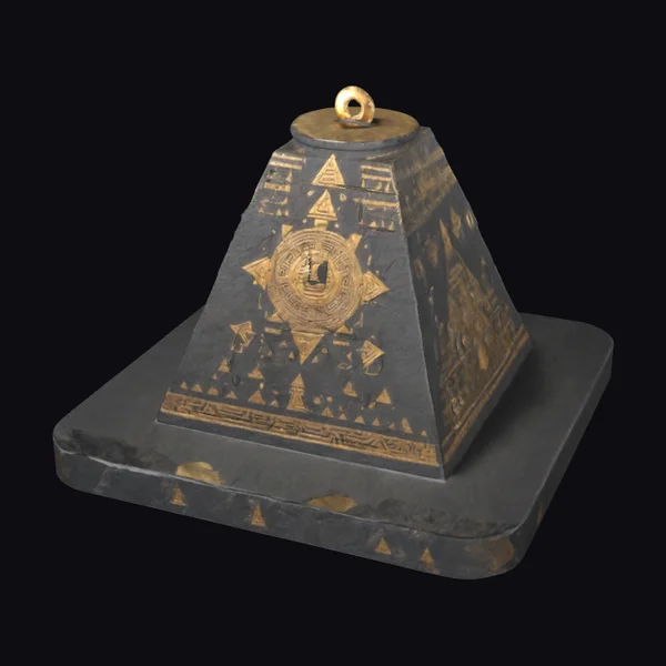 Inca Inspired Volcanic Pedestal