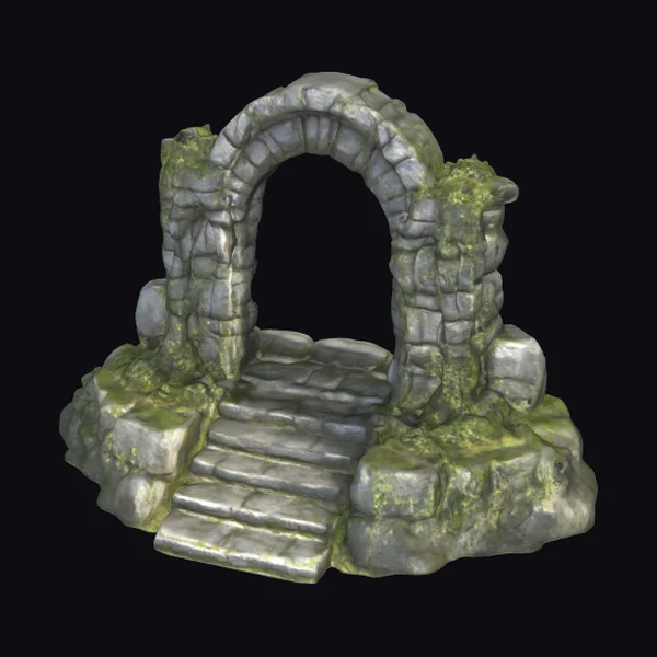 Weathered Stone Archway