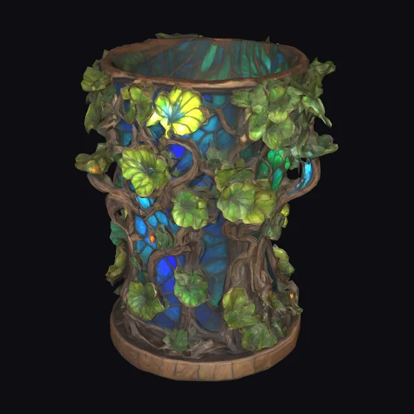 Vine Covered Stained Glass