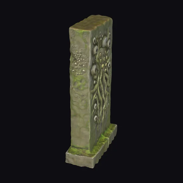 Mossy Stone Pillar