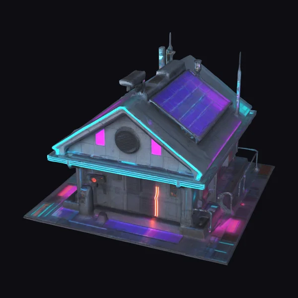 Cyberpunk Family Home