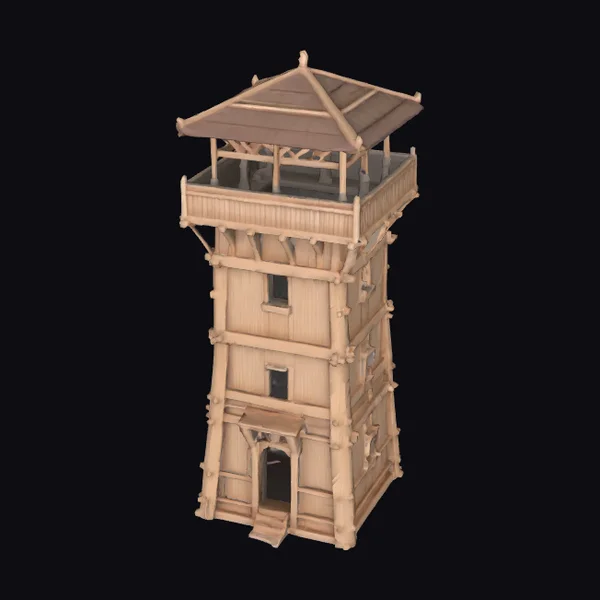 Wooden Watchtower Structure