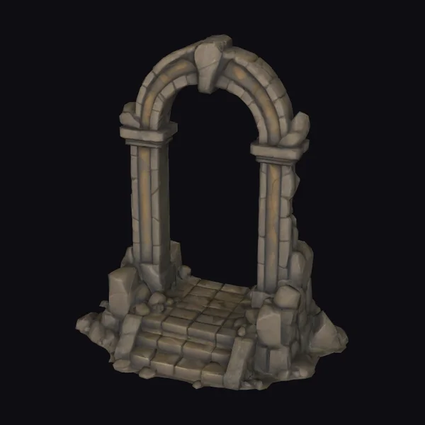 Ancient Stone Archway Ruin