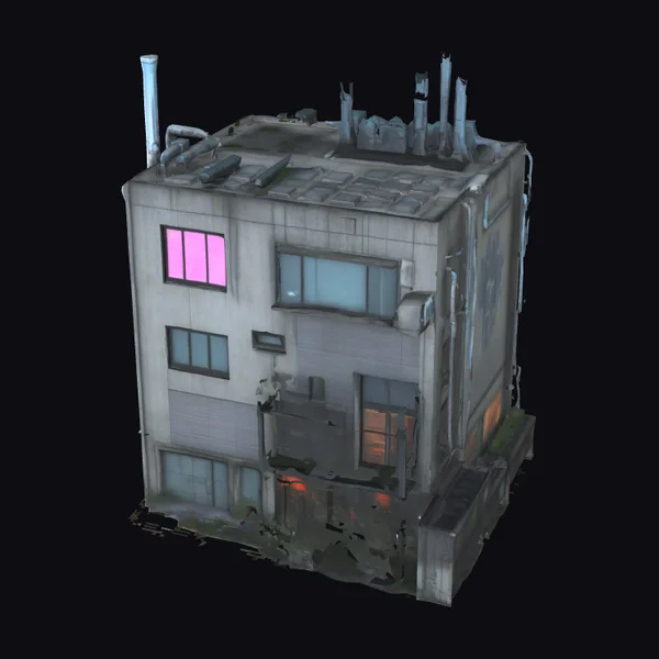 Cyberpunk City Building