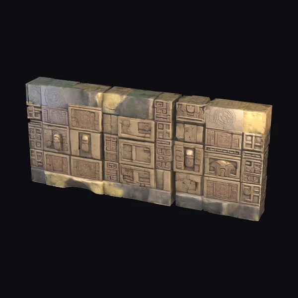 Ancient Aztec Modular Wall